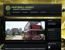 Tablet Screenshot of paintball-games.info